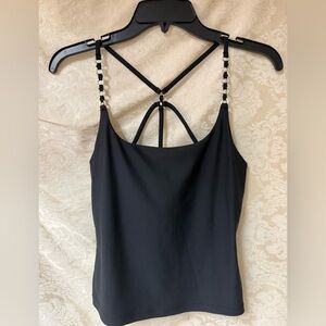 CARBONE38 Black Tank Top